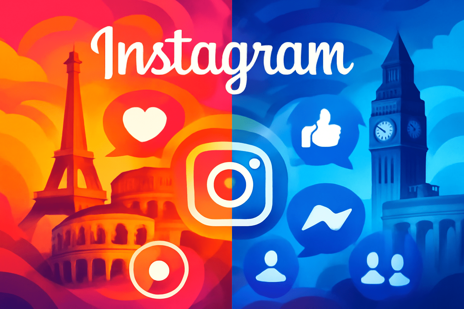 Instagram vs Facebook: A New Social Media Era in Europe and Beyond